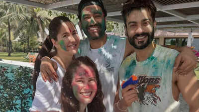 Holi 2026: Katrina Kaif, Vicky Kaushal celebrate first holi after son Vihaan’s birth, the actress drops glimpse into their celebrations |