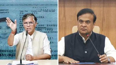 Himanta vs Khera: Police says found ‘incriminating material’ at Congress leader’s Delhi residence | India News