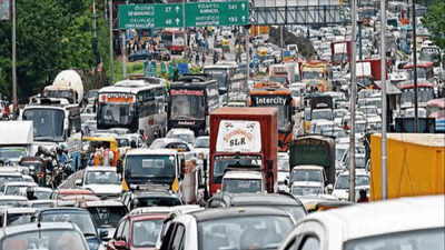 Bengaluru saw over 2,100 new vehicles a day on average; total count touches 1.2 crore | Bengaluru News