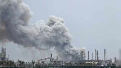 Watch: Kuwait refinery on fire after another Iranian drone attack, operations under threat
