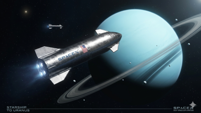SpaceX’s Starship could cut travel time to Uranus in half |